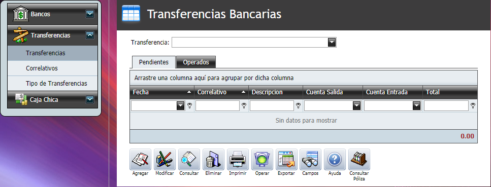 Bancos Transferencias