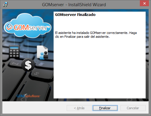 Instalacion GOMserver Windows Instalador 4