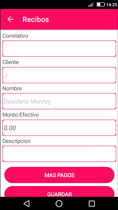 App-Recibos-Ventana-Cliente-Datos
