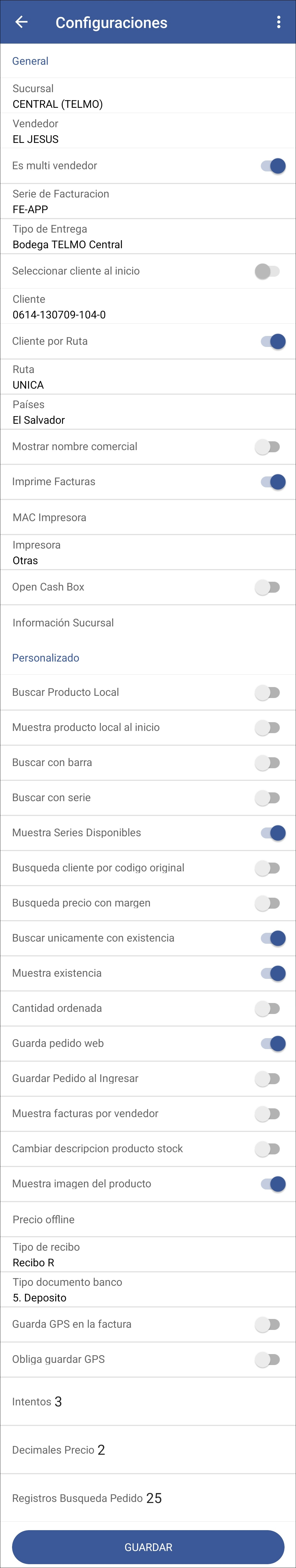 GOMserver App Configuracion Ventana