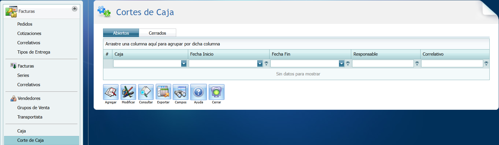 Facturacion Corte