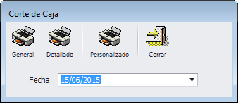 GOM server POS - Corte de Caja