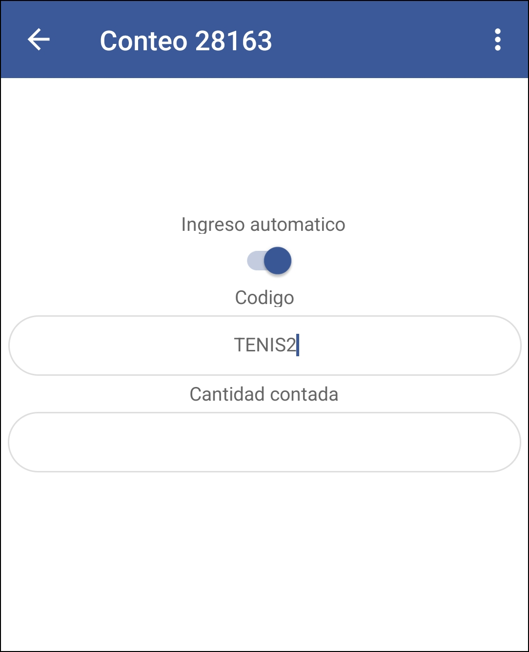 GOMserver App Conteo Tipo Serializado